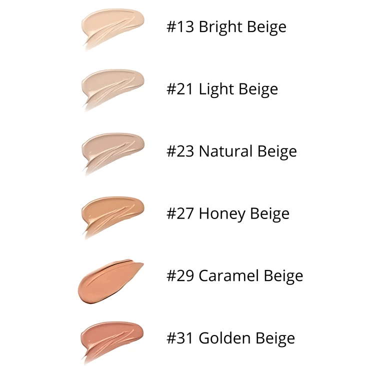 Missha - M Perfect Cover BB Cream SPF42/PA+++ - Kryjący Krem BB - No.27 Honey Beige - 20ml paleta kolorów