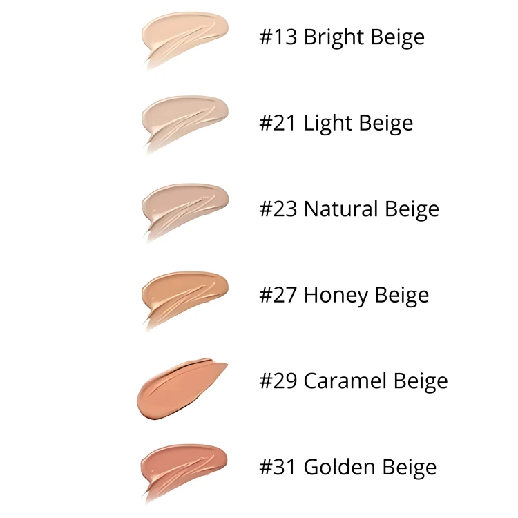 Missha - M Perfect Cover BB Cream SPF42/PA+++ - Kryjący Krem BB - No.21 Light Beige - 50ml paleta kolorów