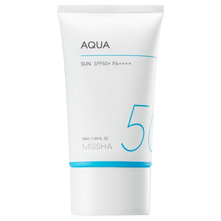 Missha - All-Around Safe Block Aqua Sun SPF50+/PA++++ - Krem z Filtrem Przeciwsłonecznym - 50ml