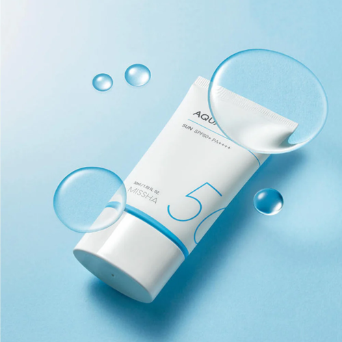Missha - All-Around Safe Block Aqua Sun SPF50+/PA++++ - Krem z Filtrem Przeciwsłonecznym - 50ml w aranżacji