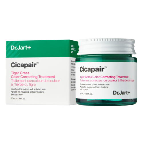Dr.Jart+ - Cicapair Tiger Grass Color Correcting Treatment - Korygujący krem do twarzy - 50ml z opakowaniem