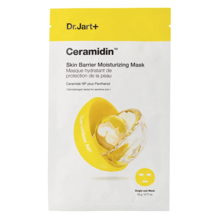 Dr.Jart+ - Ceramidin Skin Barrier Moisturizing Mask - Maseczka Nawilżająca w Płachcie do Twarzy - 22g