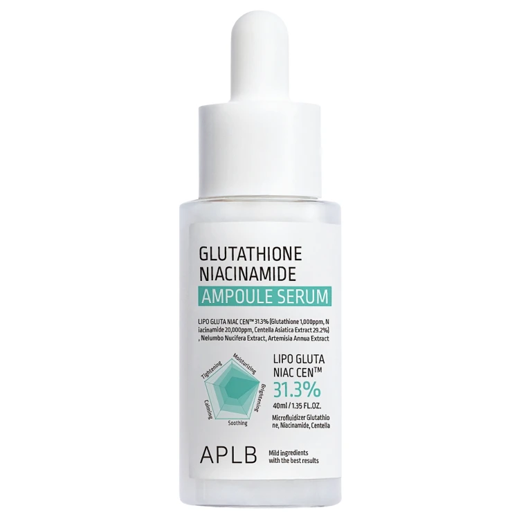 APLB - Glutathione Niacinamide Ampoule Serum - Rozjaśniające Serum do Twarzy - 40ml