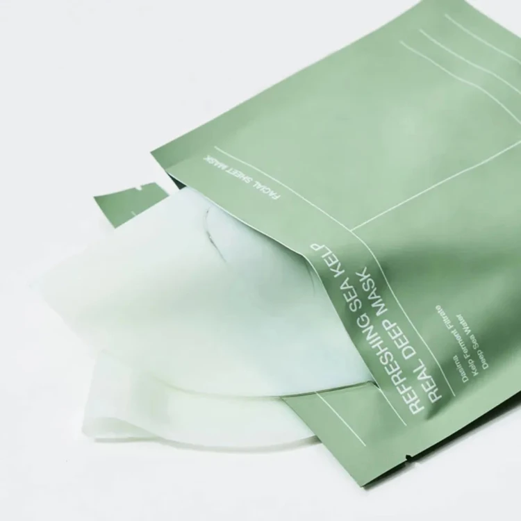 Biodance - Refreshing Sea Kelp Real Deep Mask - Kojąco-Nawilżająca Maska do Twarzy - 1szt/34g w aranżacji