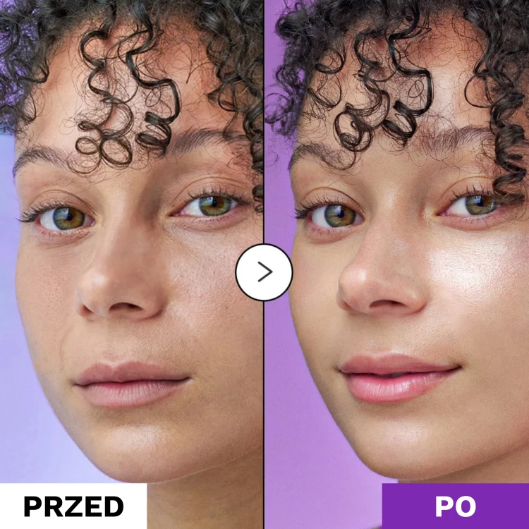 EQQUALBERRY - Bakuchiol Plumping Serum - Ujędrniająco-Nawilżające Serum z Bakuchiolem - 30ml przed i po